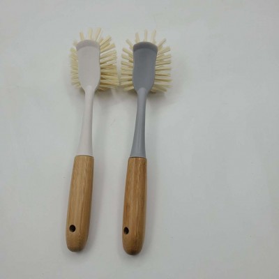 Dish and bowl brush scallop cleaner