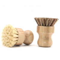 Kitchen small bamboo sisal Brush Set Floor Vegetable Dish Bottle Pot Brush